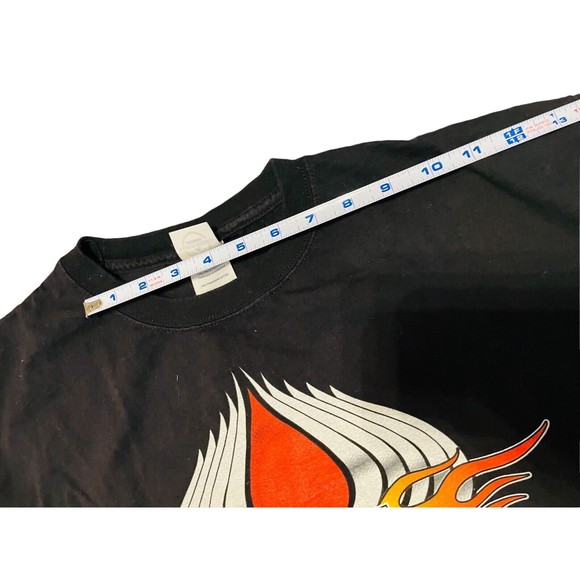 Vtg Harley Davidson Long Sleeve T Live To Give Delta Magnum Weight Men Sz L A26 - Picture 4 of 6